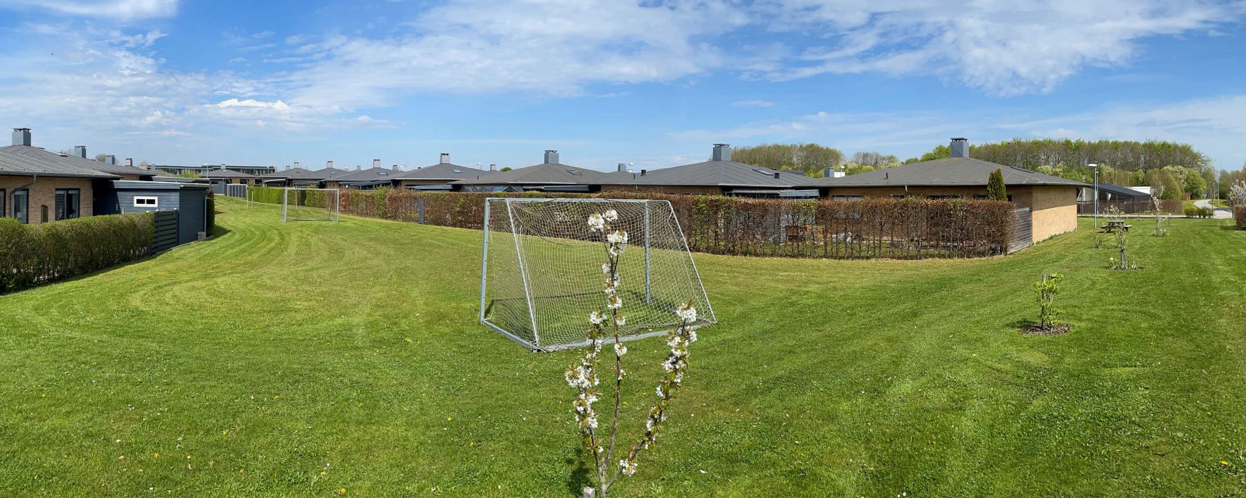 Den grønne kile med fodboldmål