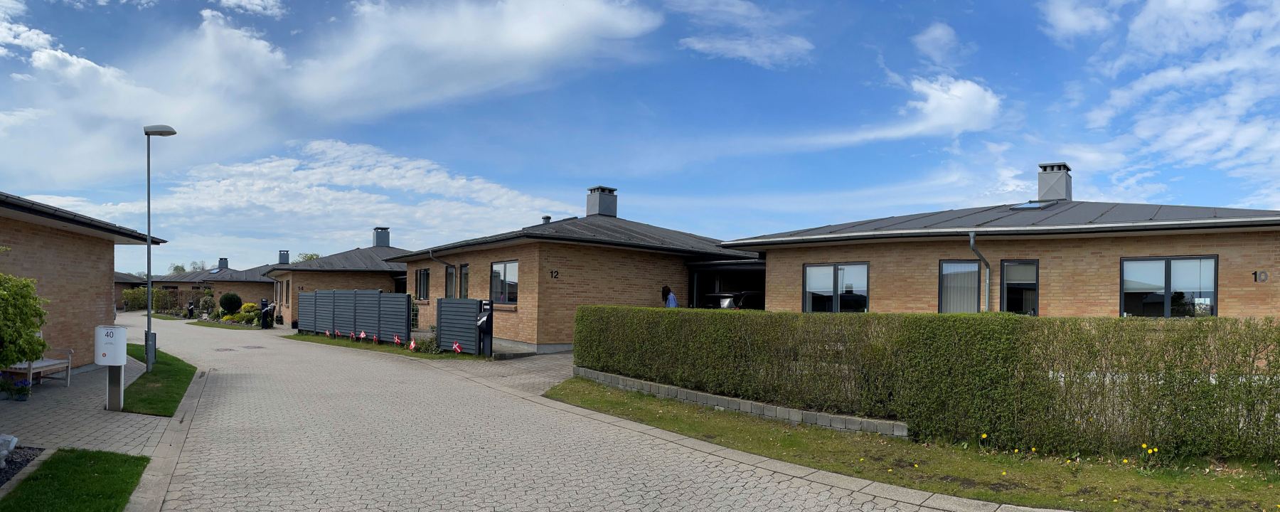 Fra hjørnet mod sydvest 14 og 16