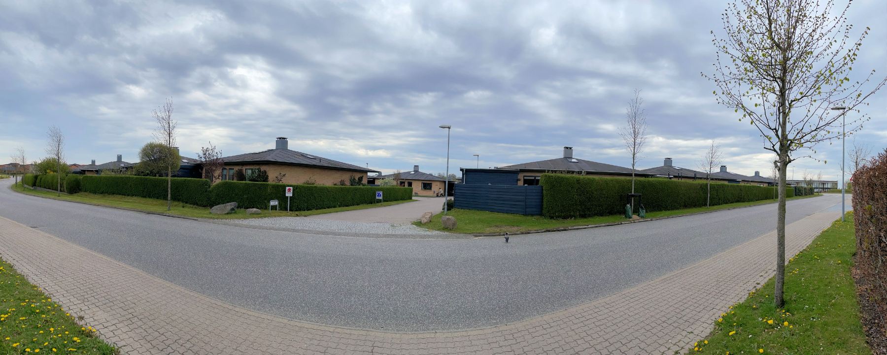 Indkørsel fra Nymarks Alle